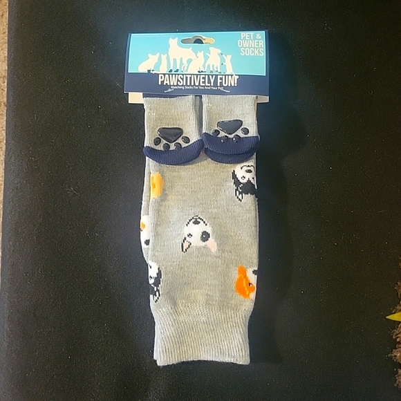 NWT Pawsitively Fun Pet & Owner Socks - Picture 1 of 5